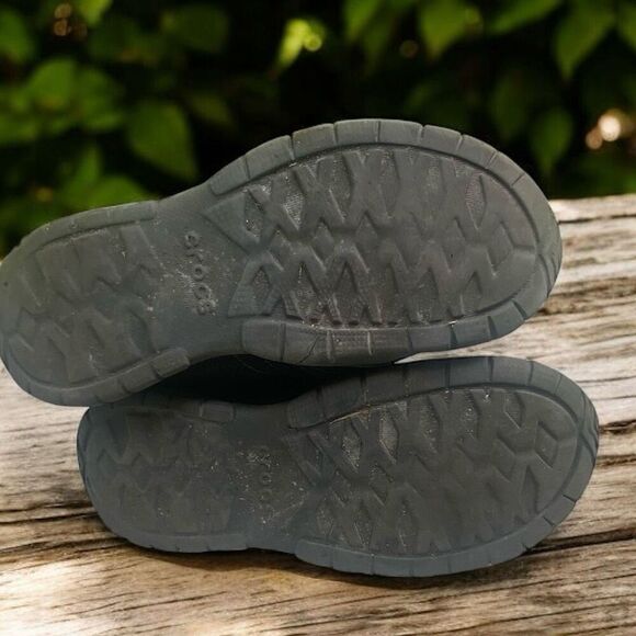 Crocs Swiftwater Mesh Moc Slip On shoes Men's Black Size 7/8 - Picture 8 of 10